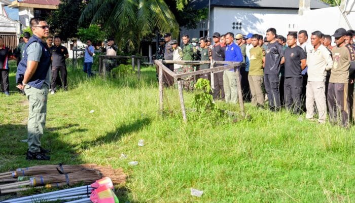 Satpol PP dan WH Aceh Besar Gelar Gotong Royong Aksi Indonesia ASRI