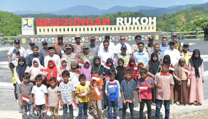 Sekda Aceh Hadiri Peresmian Bendungan Rukoh, Harapan Baru Ketahanan Pangan Aceh
