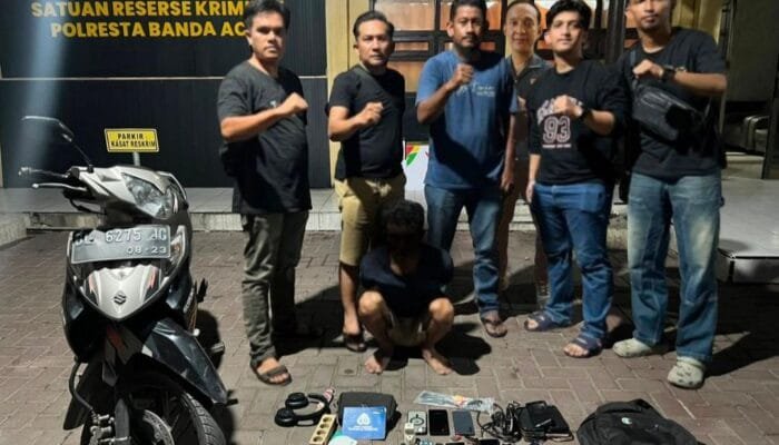 Residivis Kembali Bobol Dua Rumah di Aceh Besar dan Banda Aceh, Akhirnya Diringkus Tim Rimueng!