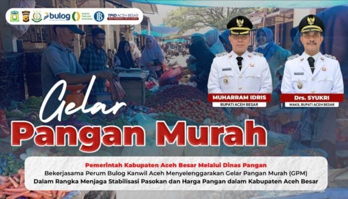 Pemkab Aceh Besar Gelar Pangan Murah di 10 Kecamatan