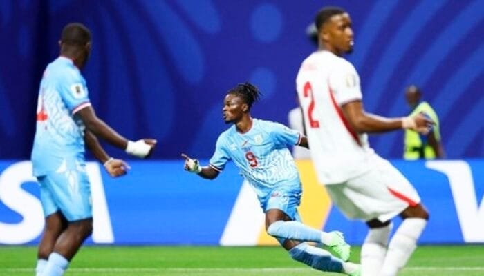 RD Kongo Unggul 1-0 atas Inggris di Menit ke-7