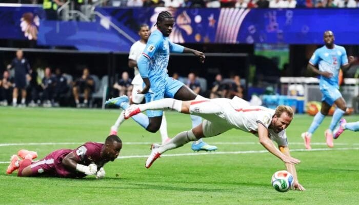 Drama Babak Pertama! Inggris Tertinggal, RD Kongo Tampil Percaya Diri