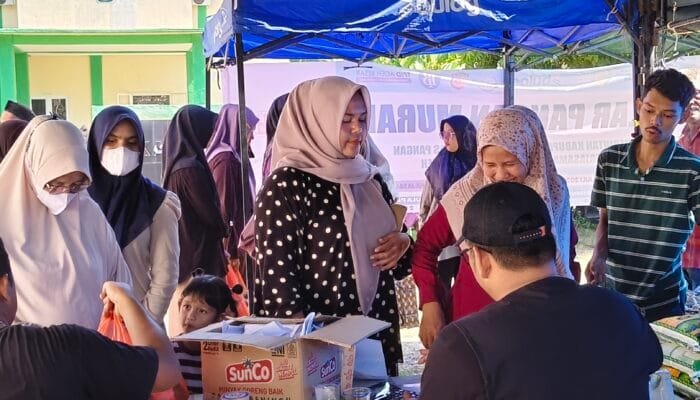 Pemkab Aceh Besar Kembali Gelar Pasar Pangan Murah di Darussalam