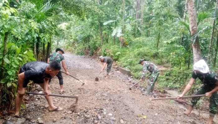 Progres Pembukaan Jalan TMMD di Aceh Selatan Capai 73 Persen