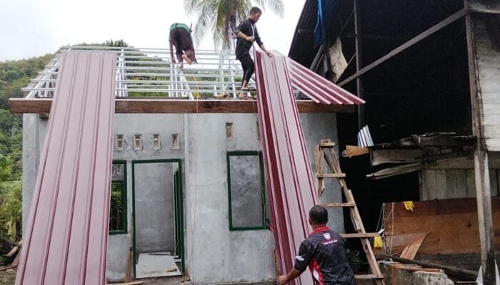 TMMD ke-129 Bangun Kandang Ayam dan Kolam Ikan untuk Warga
