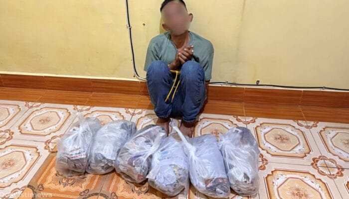 Enam Kilogram Ganja Disembunyikan di Semak, Kurir Jaringan Pemasok Lhokseumawe Diciduk di Nagan Raya