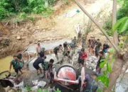 Kejar Target, Satgas TMMD Aceh Selatan Tancap Gas Cor Box Culvert di Jalur Baru