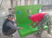Tempat Wudu Hasil Karya Satgas TMMD 129 Siap Dipakai Warga Blang Cot