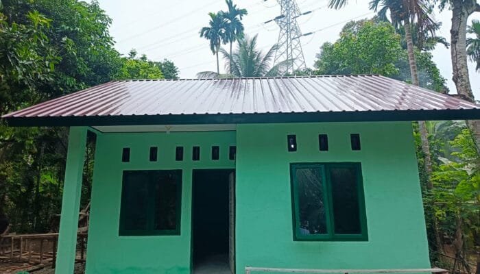 Jejak Pengabdian Prajurit TNI, Empat Keluarga di Labuhanhaji Timur Kini Tinggal di Rumah Layak