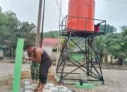 TMMD ke-129 Jawab Kebutuhan Air Bersih Warga Labuhanhaji Timur