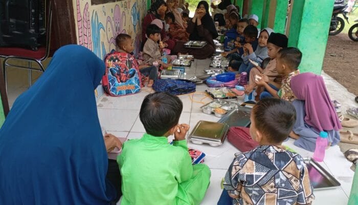 Program MBG Bantu Penuhi Gizi Anak PAUD Bina Beusare Gampong Lamkruet
