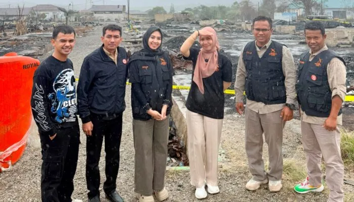 Muda Bergerak Aceh Salurkan Bantuan untuk Korban Kebakaran Jagong Jeget