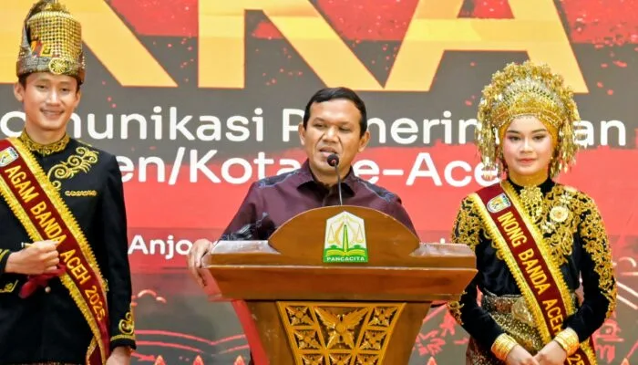 Wagub Aceh Titip Tiga Persoalan ke Wamendagri: Otsus, Blang Padang dan Bendera