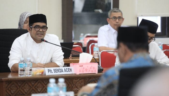 Plt Sekda Aceh Ajak DPRA Perkuat Sinergi Kawal Pembangunan