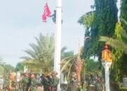 TNI Turunkan Bendera Bintang Bulan di Masjid Raya Baiturrahman Banda Aceh