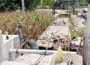 Kodim Aceh Tenggara Masih Kebut Pembangunan Jembatan Gantung di Lawe Pinis