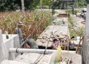 Kodim Aceh Tenggara Masih Kebut Pembangunan Jembatan Gantung di Lawe Pinis