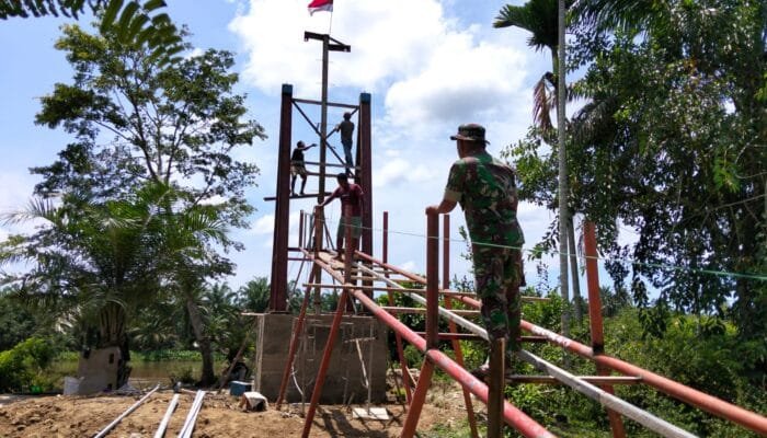 Jembatan Gantung Serasah Jadi Harapan Baru Penghubung Dua Desa
