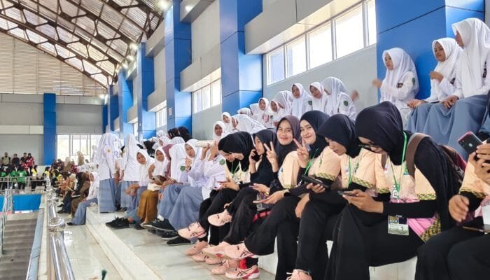 Ratusan Pelajar Aceh Besar Ramaikan Pembukaan Pra PORA Bola Voli di Jantho