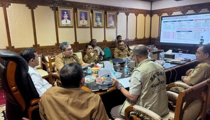 Ikuti Rakor Satgas, Dek Fadh Instruksikan Percepatan Realisasi Dana Bencana