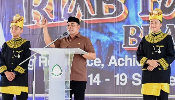 Buka RIAB Fair XIII, Bupati Muharram Idris Ajak Generasi Muda Aceh Tumbuh Cerdas, Peduli dan Berprestasi