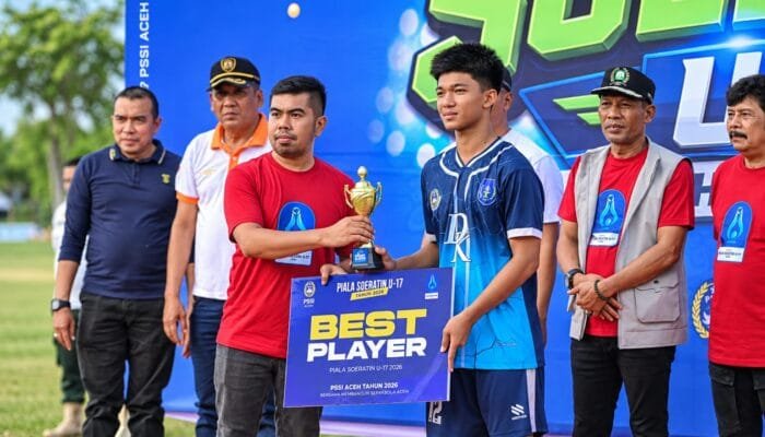 Raih Pemain Terbaik Piala Soeratin Aceh dan Bawa Persada Abdya Juara, Zaki Dapat Apresiasi dari Keuchik Lhok Aman