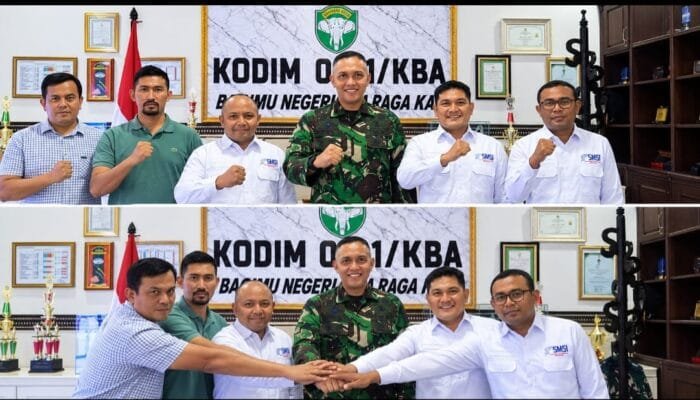 SMSI Aceh Besar Audiensi dengan Dandim 0101 KBA