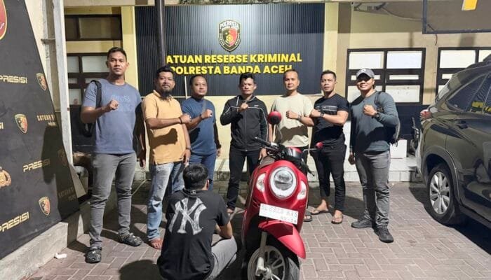 Pinjam Scoopy untuk Ambil Paket, Pria di Aceh Besar Malah Gadaikan Motor Teman