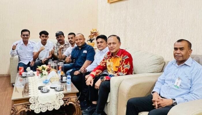 SMSI Aceh Besar Jalin Sinergi dengan Bank Aceh Syariah Jantho