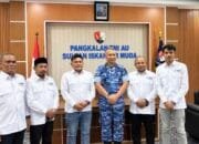 Pengurus SMSI Aceh Besar Audiensi dengan Danlanud SIM