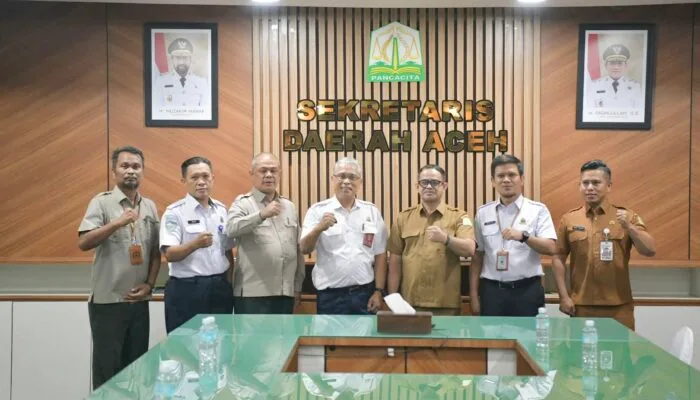 Plt Sekda Aceh Perkuat Sinergi dengan BMKG untuk Kesiapsiagaan Bencana