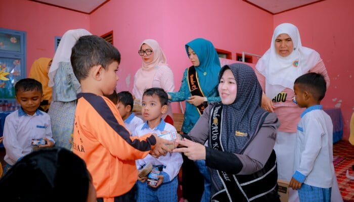 Tawa Ceria Anak-anak Peukan Bada Sambut Bunda PAUD