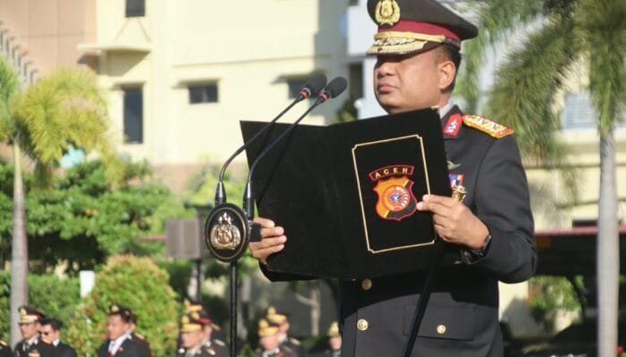 Irjen Ruddi Setiawan Pimpin Upacara Hari Kesaktian Pancasila di Mapolda Aceh