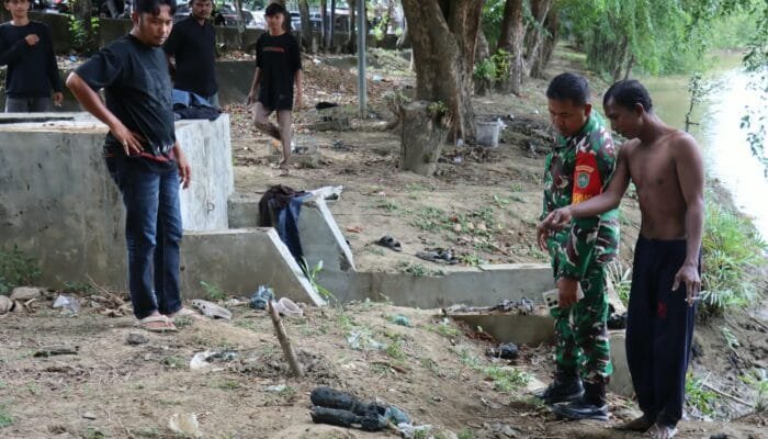 Diduga Mortir Peninggalan Masa Konflik Kembali Ditemukan di Pinggir Krueng Aceh