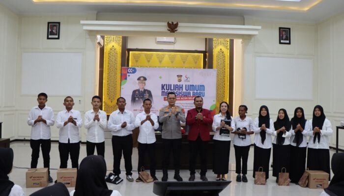 Kapolres Aceh Selatan Ingatkan Mahasiswa Poltas Bahaya Narkotika dan Kejahatan Siber