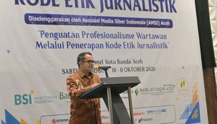 Plt Sekda Aceh Minta Jurnalis Utamakan Akurasi dan Verifikasi dalam Pemberitaan