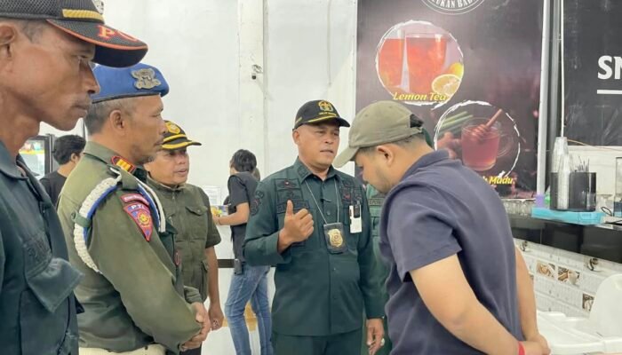 Satpol PP dan WH Aceh Besar Pantau Warkop, Imbau Tak Putar Musik Malam Hari