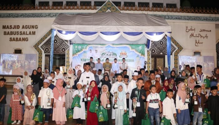 Tutup FASI 2026, Zulkifli Harap Anak Sabang Jadi Generasi Qurani Berakhlak Mulia