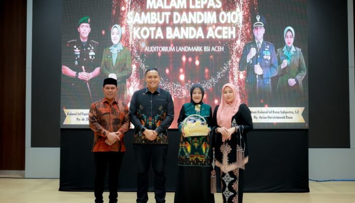 Bupati Aceh Besar Sambut Dandim Baru, Lepas Kolonel Faurizal dengan Doa dan Kenangan Hangat