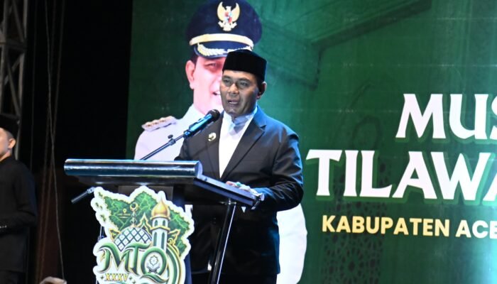 Syech Muharram Buka MTQ XXXV Aceh Besar, 665 Peserta Bersaing di 9 Arena