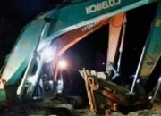Tambang Ilegal di Jantho Ditertibkan, Belasan Orang Ditangkap, Tiga Ekskavator Diamankan