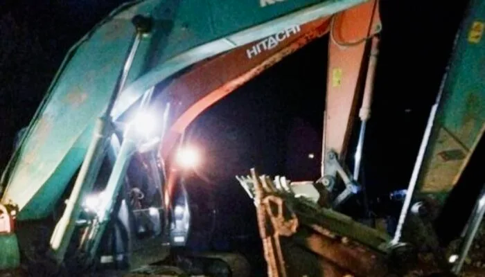 Tambang Ilegal di Jantho Ditertibkan, Belasan Orang Ditangkap, Tiga Ekskavator Diamankan
