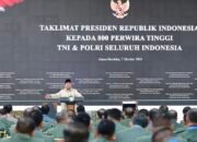 Menjelang Dua Tahun Kepemimpinan, Prabowo Undang 800 Perwira TNI Polri ke Istana