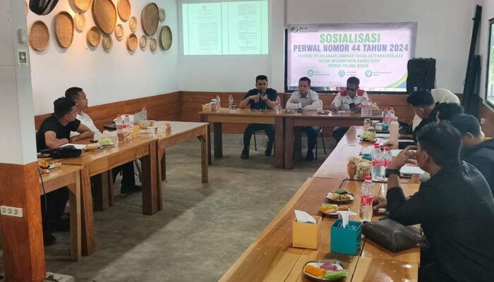 Disnaker Kota Banda Aceh Sosialisasikan Perwal Jaminan Sosial Ketenagakerjaan kepada Pelaku Usaha
